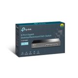  TL-SG1008MP Switch Để Bàn/ Gắn Tường 8 Cổng Gigabit với 8 Cổng PoE+ 