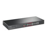  TL-SL1218MP 16-Port 10/100 Mbps + 2-Port Gigabit Rackmount Switch with 16-Port PoE+ 