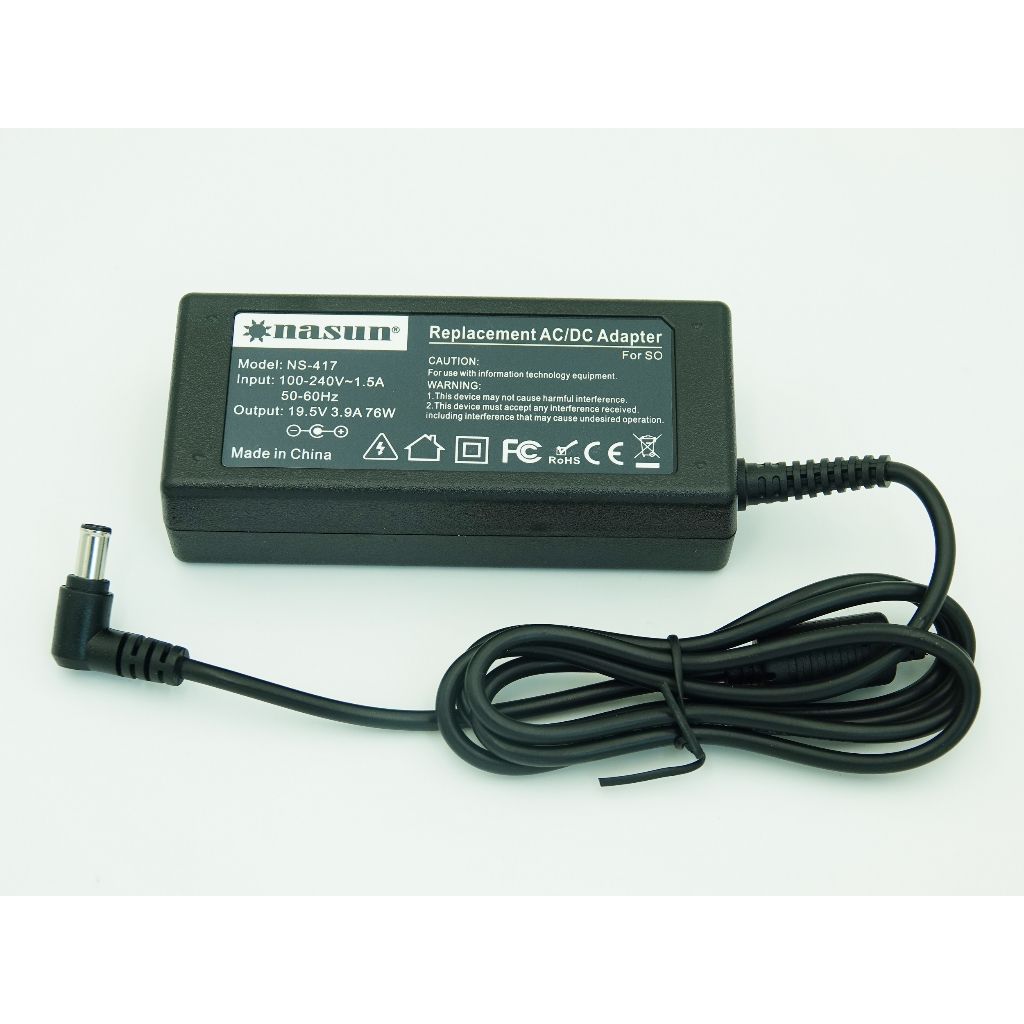  Sạc laptop NASUN For SONY  19.5V 3.9A (76W)  Model NS-417 