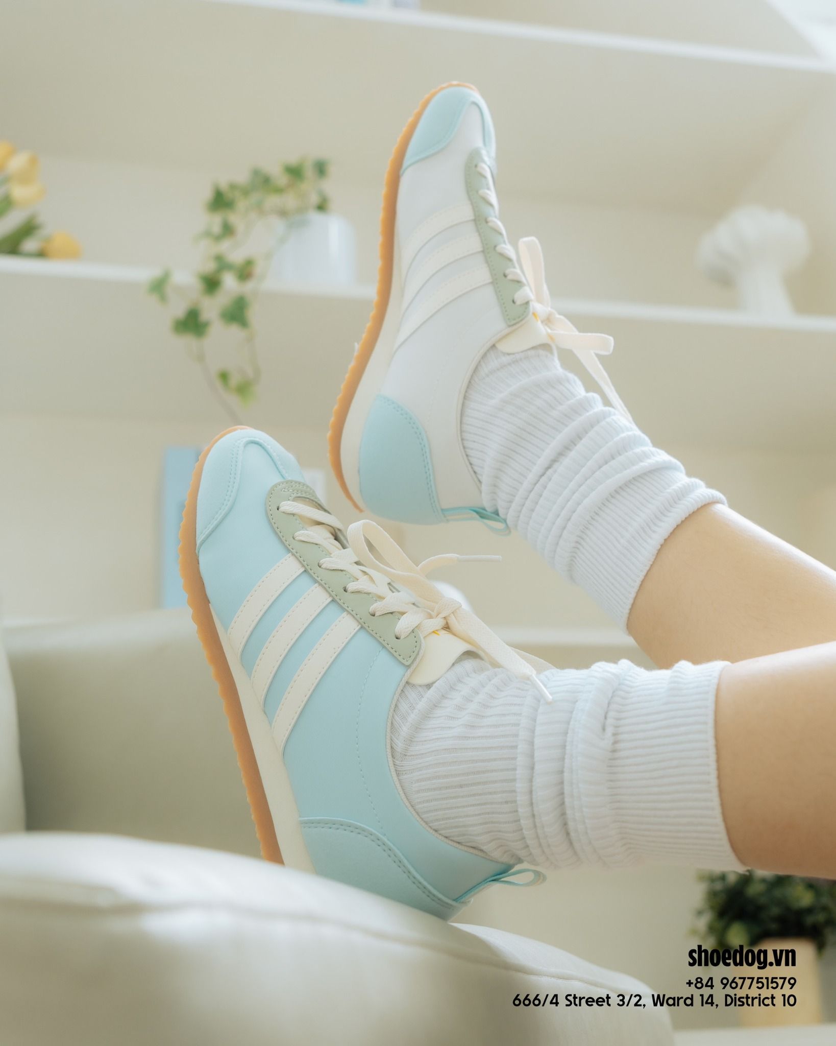  GIÀY ADIDAS VS JOG WHITE 2.0 