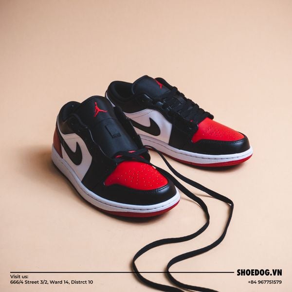  GIÀY JORDAN 1 LOW BRED TOE 2.0  