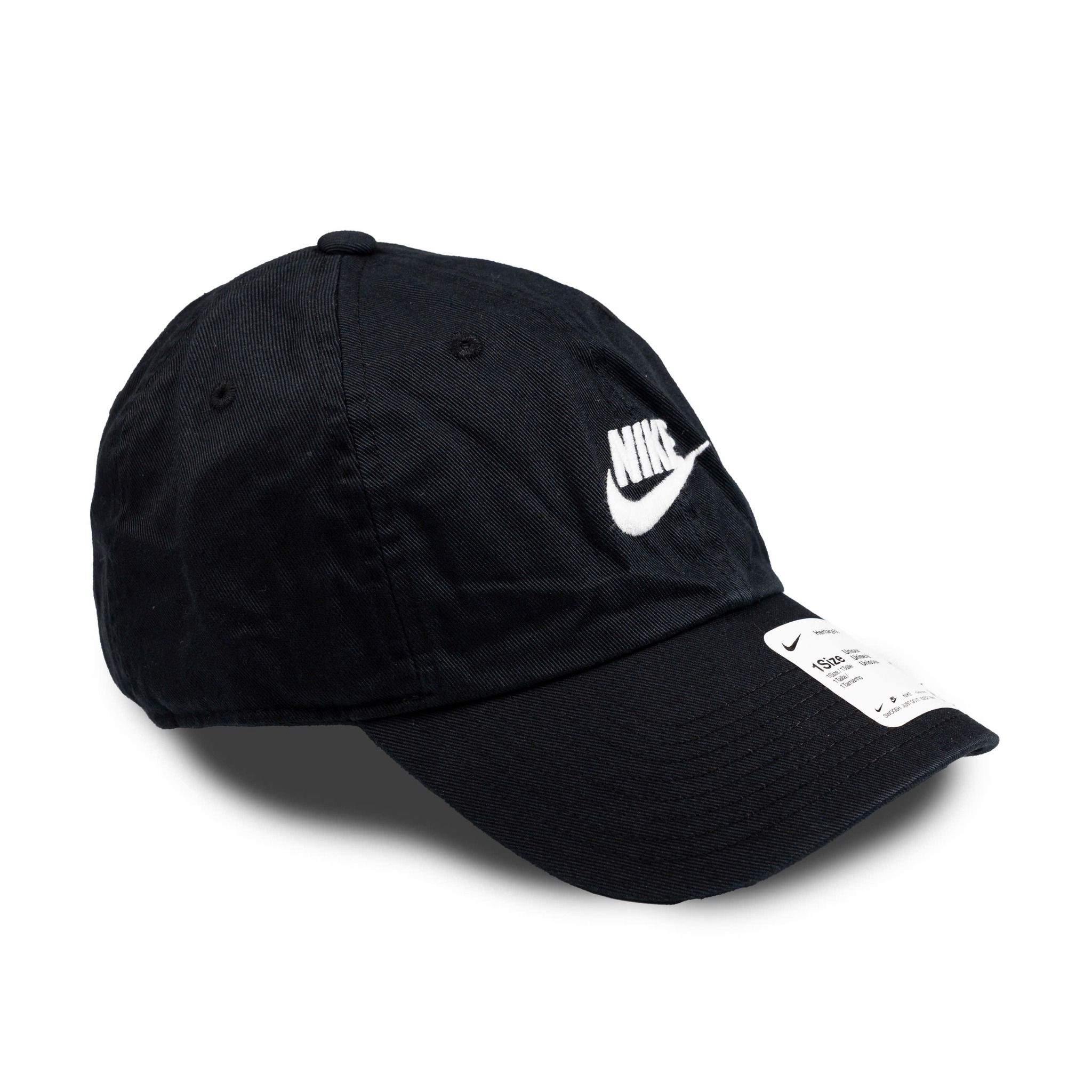  NÓN NIKE HERITAGE 86 FUTURA WASHED CAP BLACK ''AJ3651-010'' 