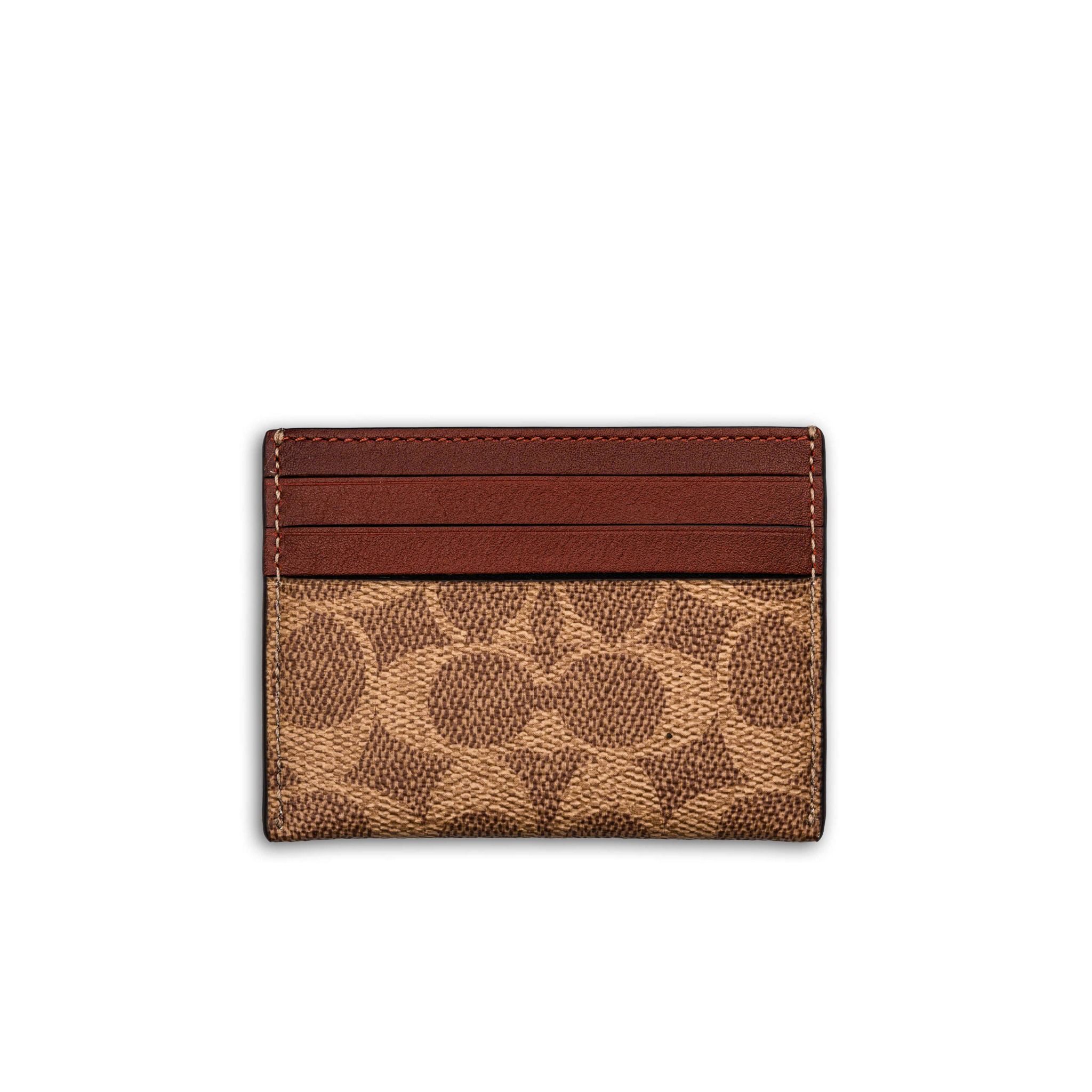  VÍ ĐỰNG THẺ CARD HOLDER COACH MEN'S FLAT CARD CASE 