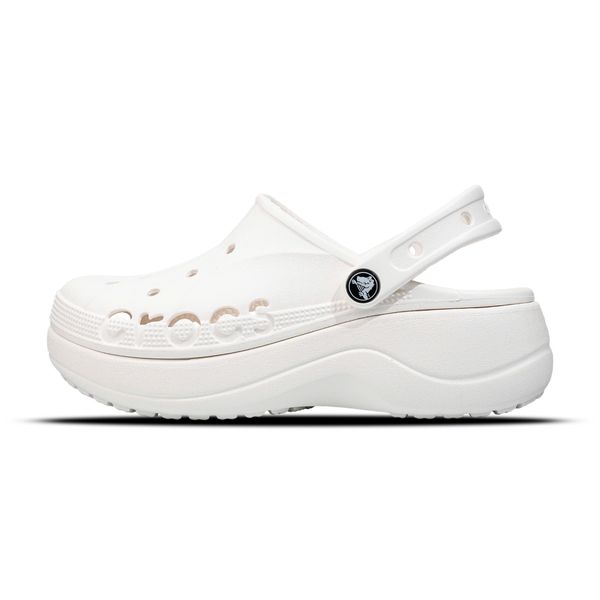  DÉP CLOG CROCS BAYA FLATFORM- WHITE 