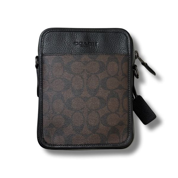  TÚI SULLIVAN CROSSBODY BAG IN SIGNATURE CANVAS MÀU NÂU ĐẬM ''STYLE NO. CAT78'' 