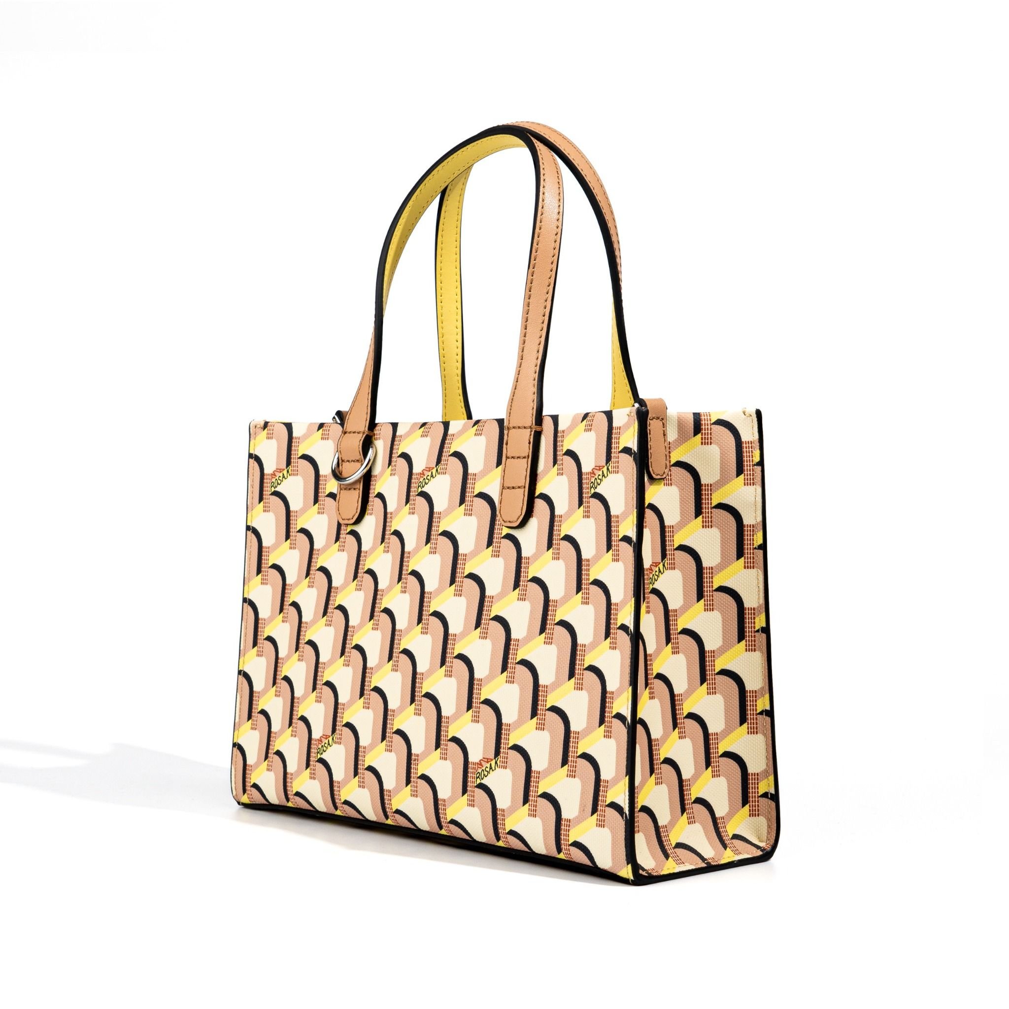 韓国大人気[rosa.K] CABAS MONOGRAM DAY TOTE CREAM BUTTER_SM Jual ROSA.K Cabas Monogram Day Tote Cream Butter SS Original