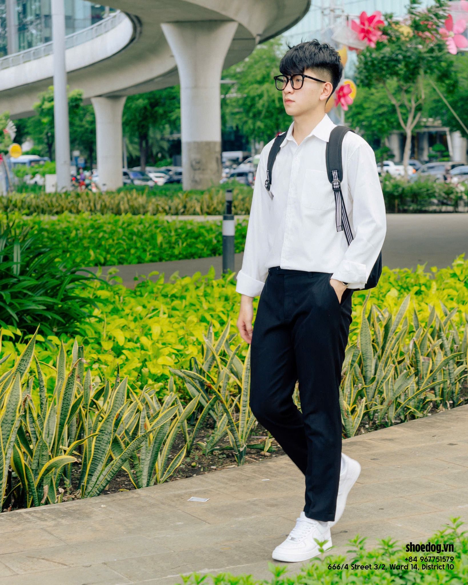  GIÀY NIKE AIR FORCE 1 TRIPLE WHITE (GS) 