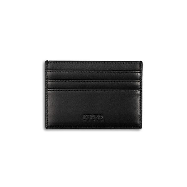  VÍ ĐỰNG THẺ CARD HOLDER KENZO LEATHER LOGO - PATCH MÀU ĐỎ 