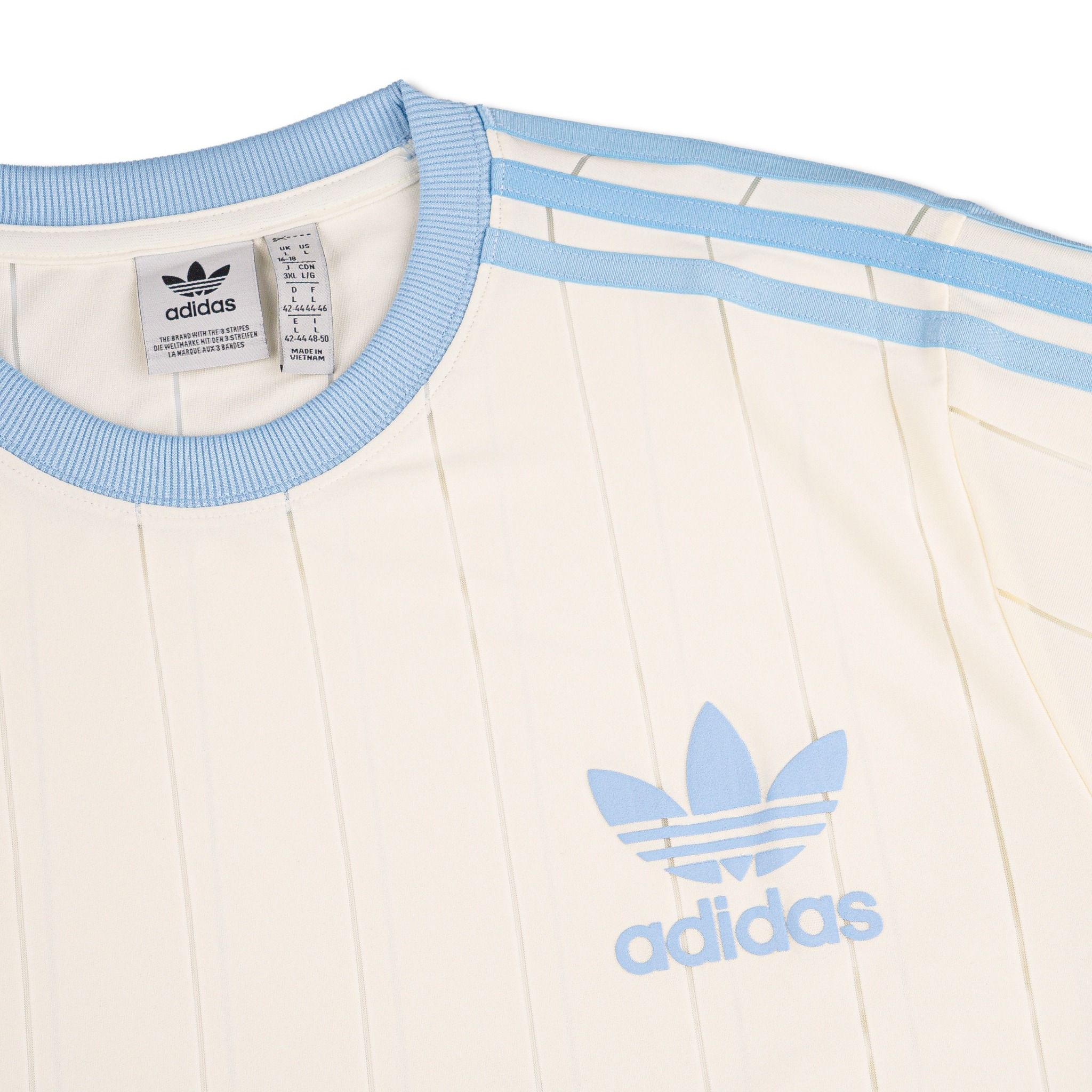  ÁO ADIDAS 3-STRIPES SHORT SLEEVE T-SHIRT – OFF WHITE ''IR7469'' 