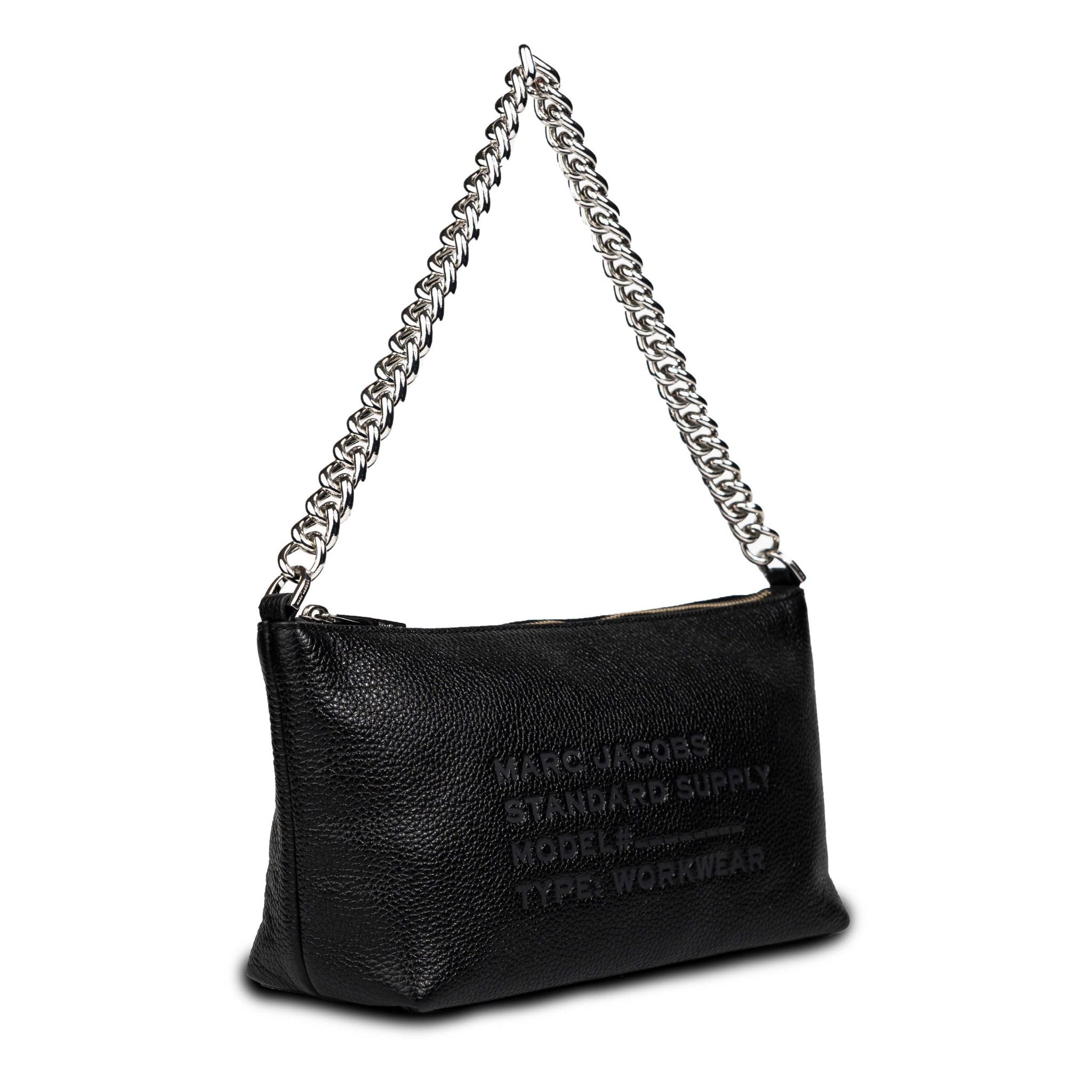  TÚI MARC JACOBS SUPPLY BLACK LEATHER MÀU ĐEN 