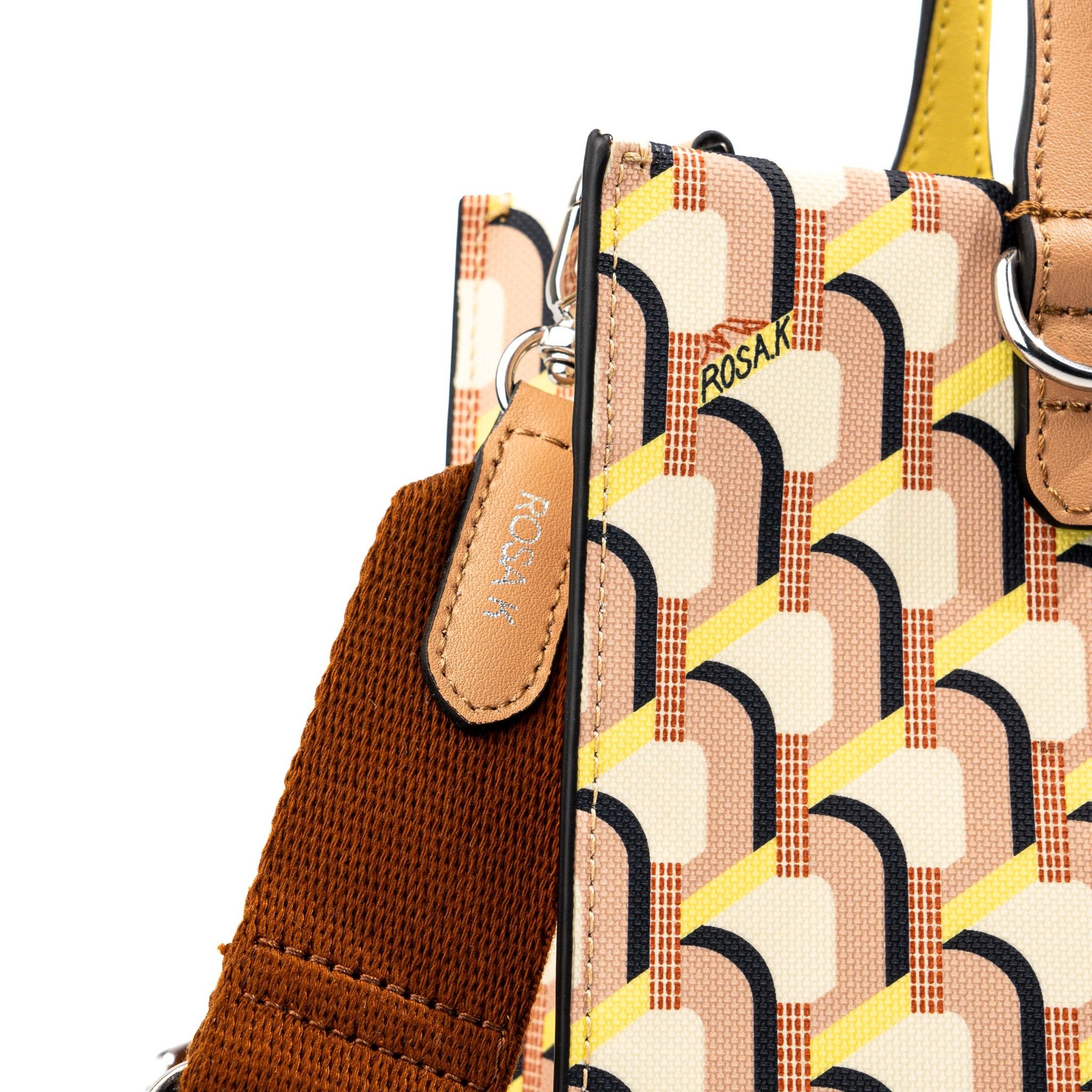韓国大人気[rosa.K] CABAS MONOGRAM DAY TOTE CREAM BUTTER_SM TÚI ROSA.K CABAS MONOGRAM DAY TOTE CREAM BUTTER_''SM'' ''MTA