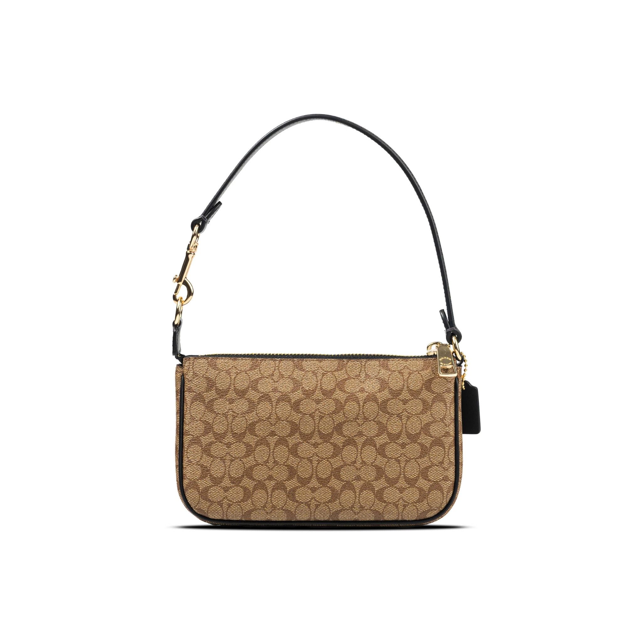  Túi Coach Nolita 19 In Colorblock Signature Canvas Màu Nâu Phối Đen 