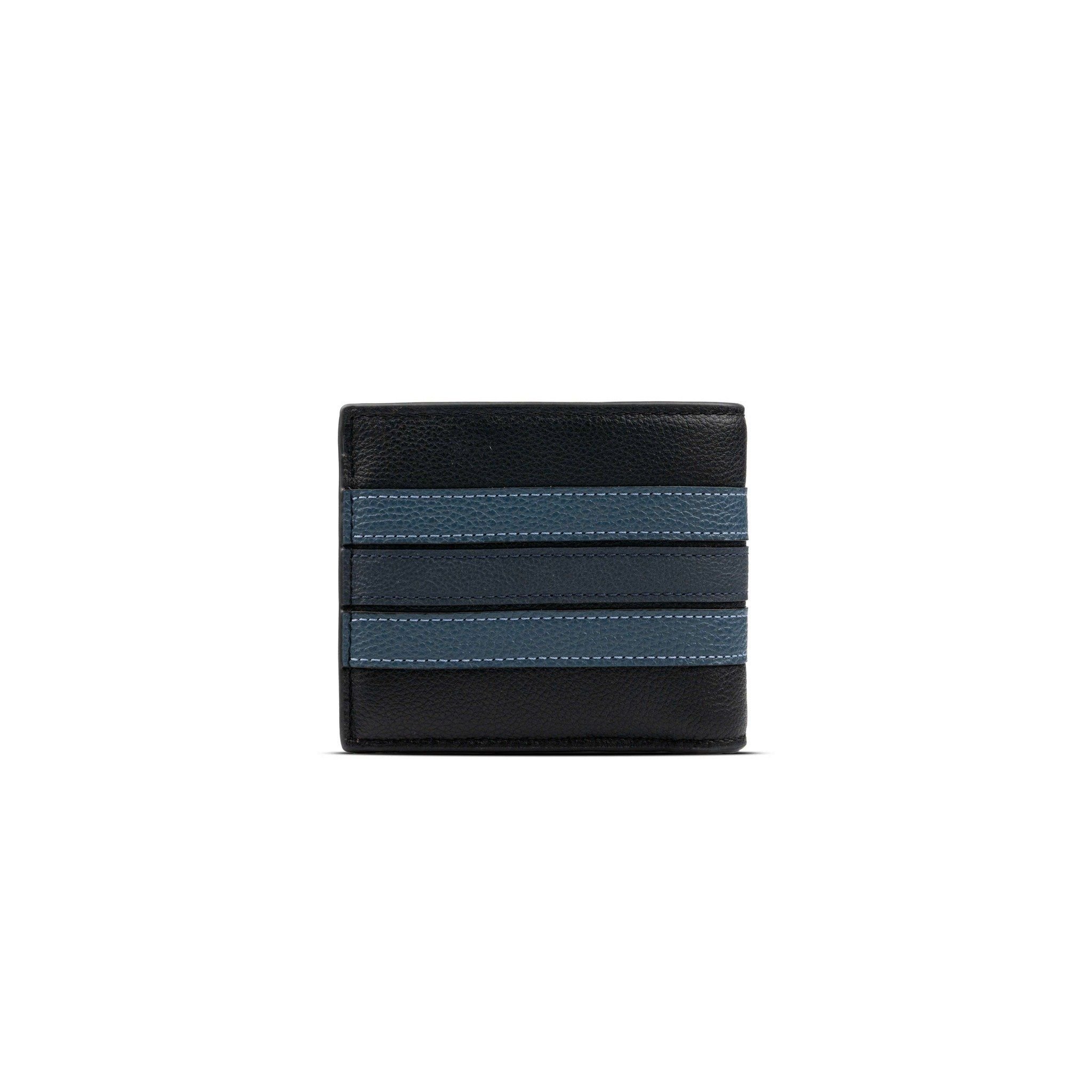  Ví Slim Billfold Wallet With Varsity Stripe Màu Đen Sọc Xanh 