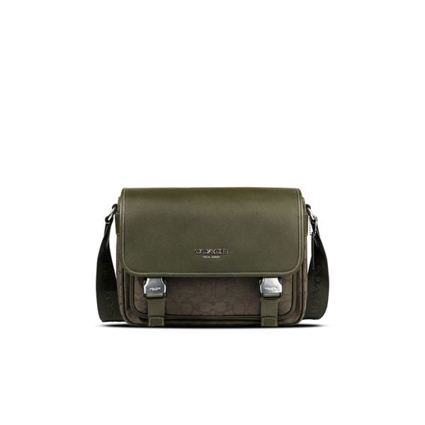  Túi Coach Racer Màu Xanh Army 
