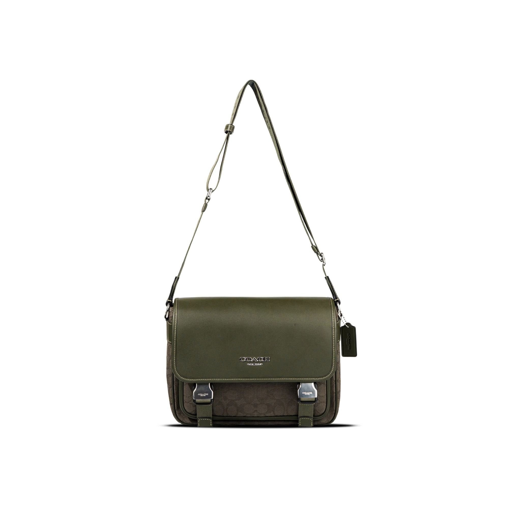  Túi Coach Racer Màu Xanh Army 