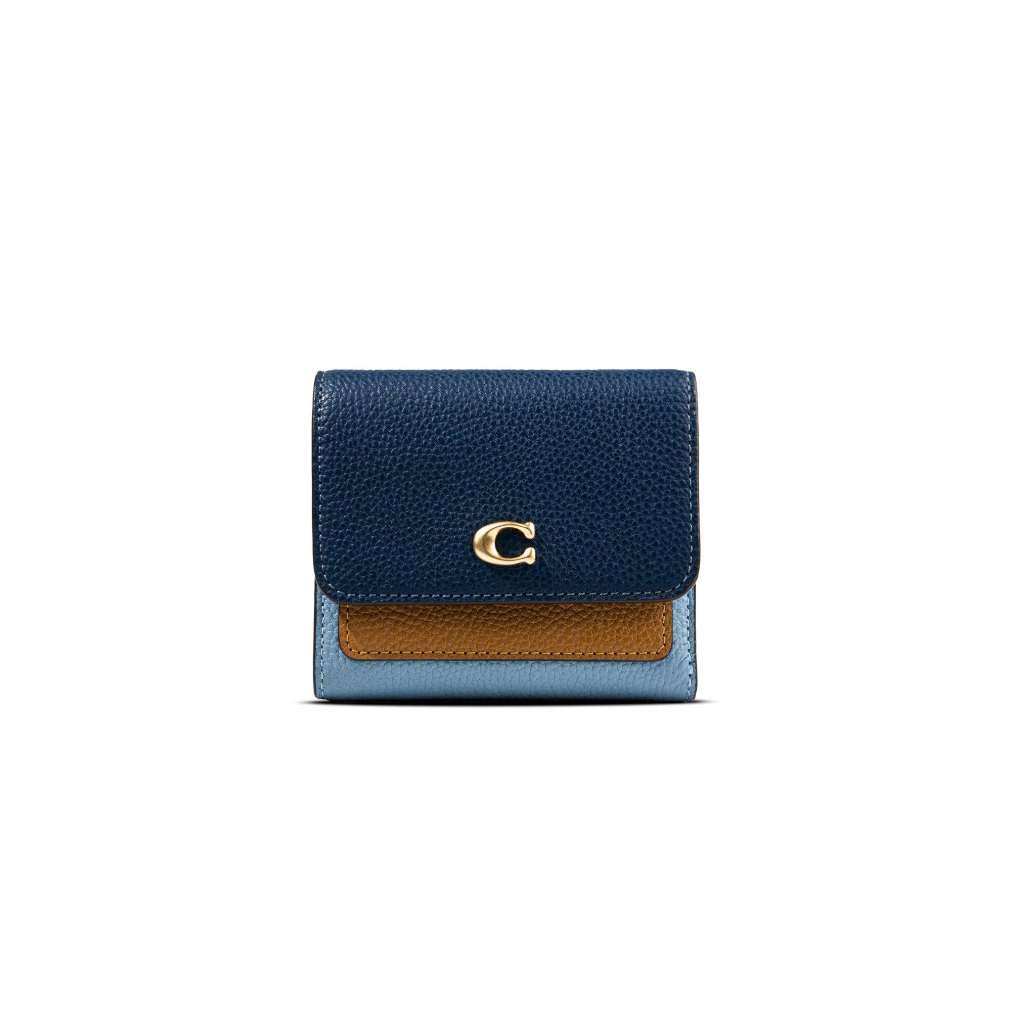  Ví Coach Mila Small Flap Wallet Màu Xanh Dương 
