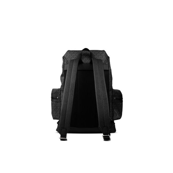  Balo Michael Kors Men's Signature Cooper Backpack In Black Màu Đen 