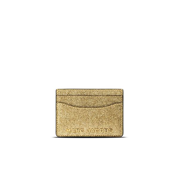  Ví Đựng Thẻ Card Holder Marc Jacob Glitter TradeMarc Màu Gold 