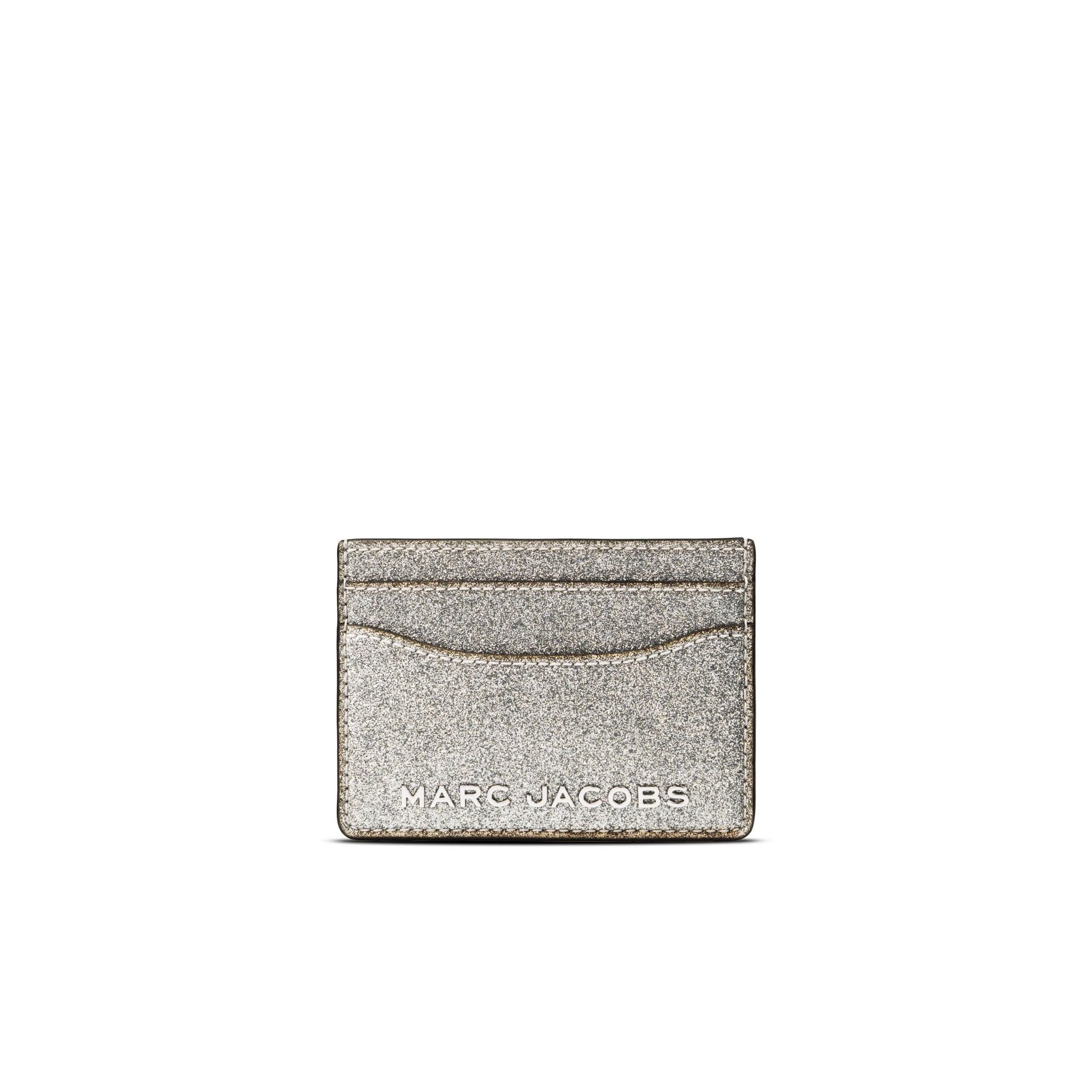  Ví Đựng Thẻ Card Holder Marc Jacob Glitter TradeMarc Màu Silver 