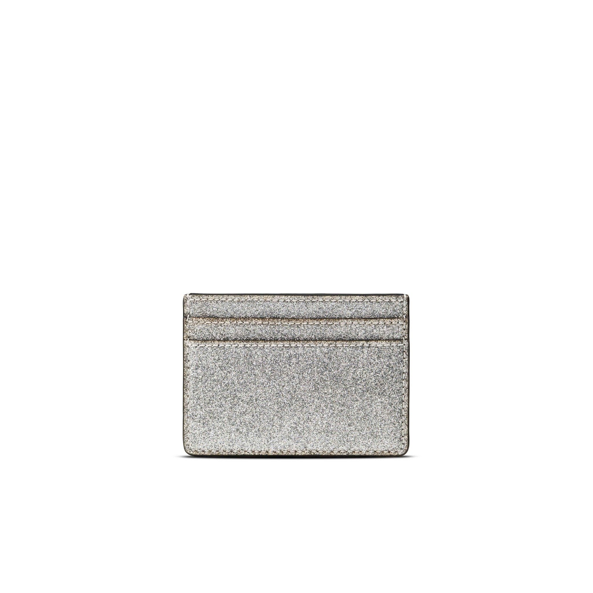  Ví Đựng Thẻ Card Holder Marc Jacob Glitter TradeMarc Màu Silver 