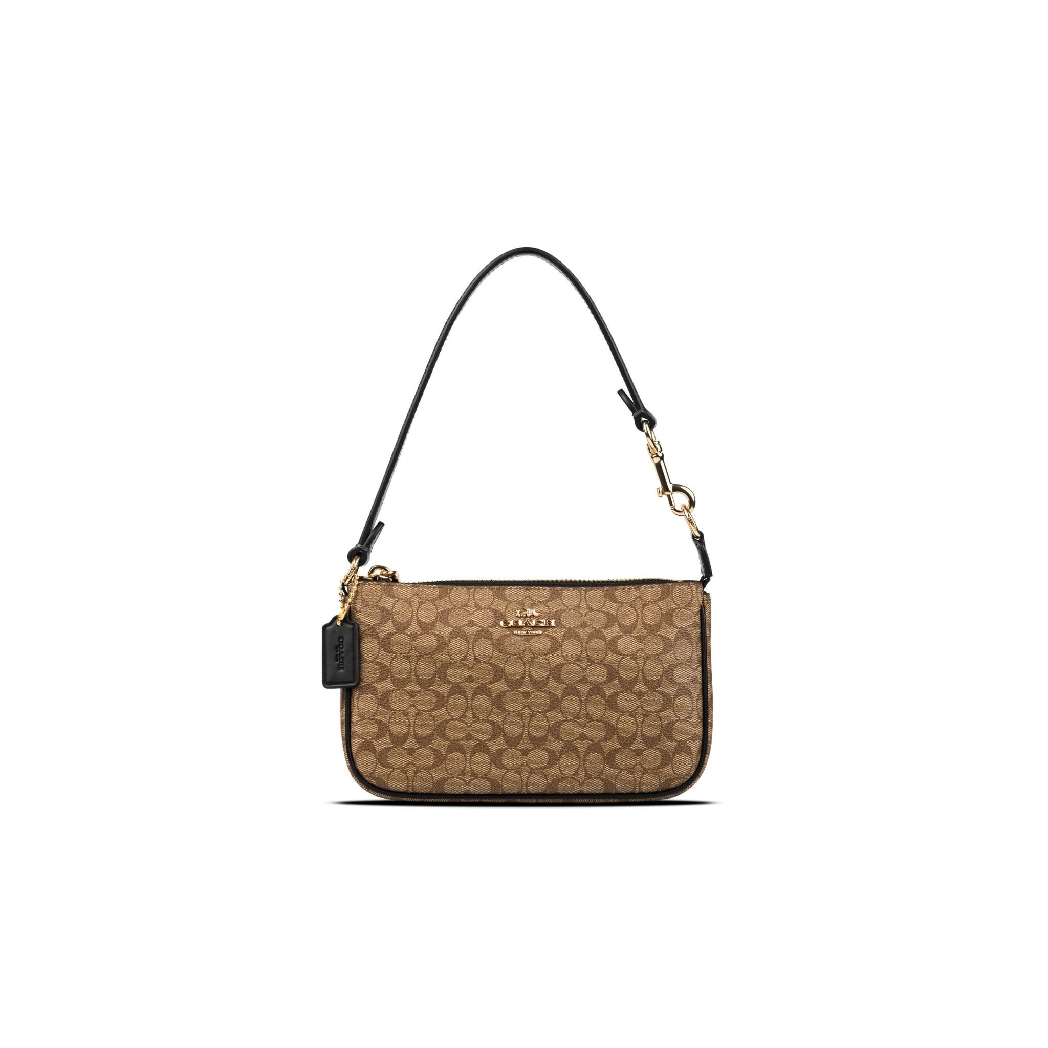  Túi Coach Nolita 19 Màu Nâu Họa Tiết C Nhỏ 