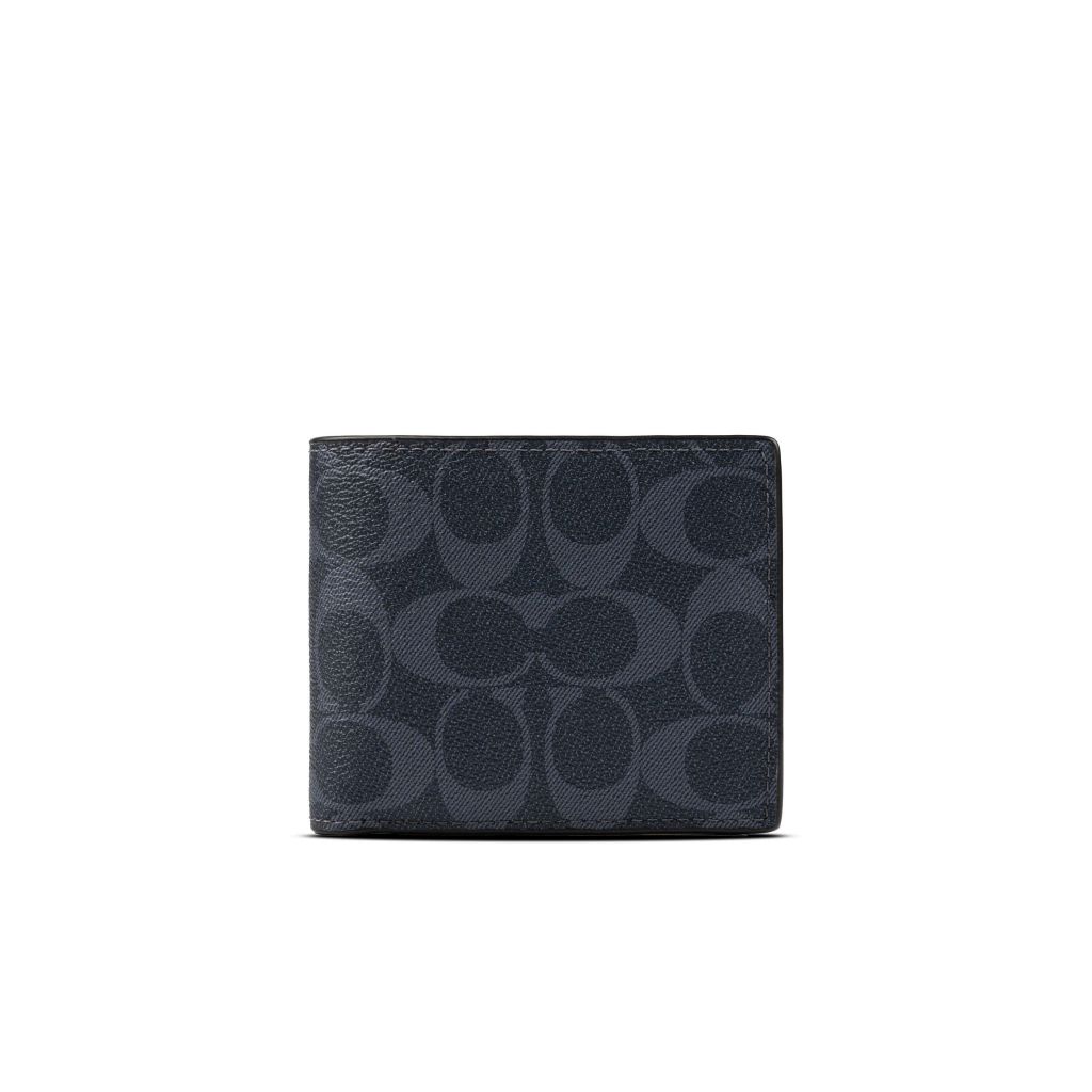  Ví Coach 3 In 1 Signature Canvas ColorBlock Màu Xanh 