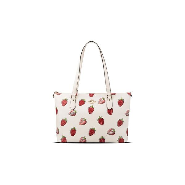  Túi Coach Gallery Tote Bag With Strawberry Print 