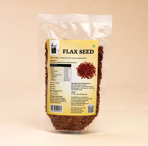  Hạt lanh hữu cơ (100g) chứa Omega 3 và nhiều chất cho cơ thể . 