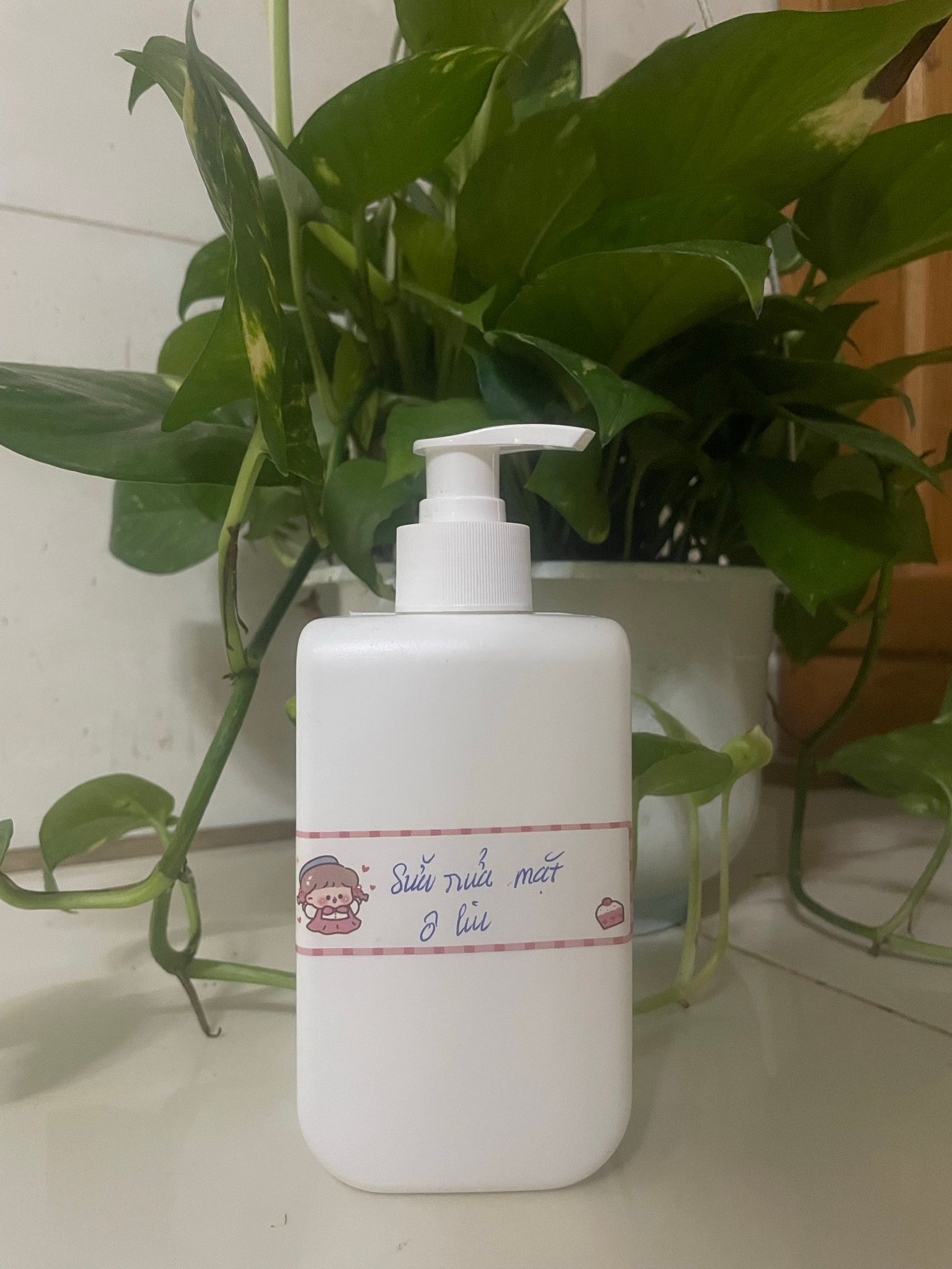  GEL rửa mặt gấc thiên nhiên em làm . 