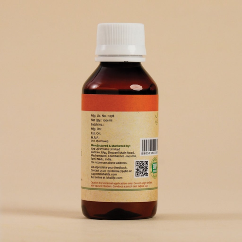  Sanjeevini .Dầu xoa bóp giảm đau nhức 100% tự nhiên( không nóng , ấm ).Công thức cổ xưa cực mạnh. Không có dầu khoáng hoặc chất bảo quản - (100ml) 