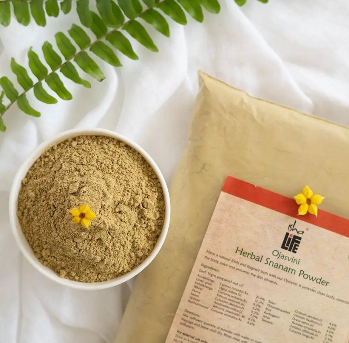  Bột tắm tự nhiên. Làm sạch và trẻ hóa. Cho làn da khỏe mạnh tự nhiên (500 gms) 