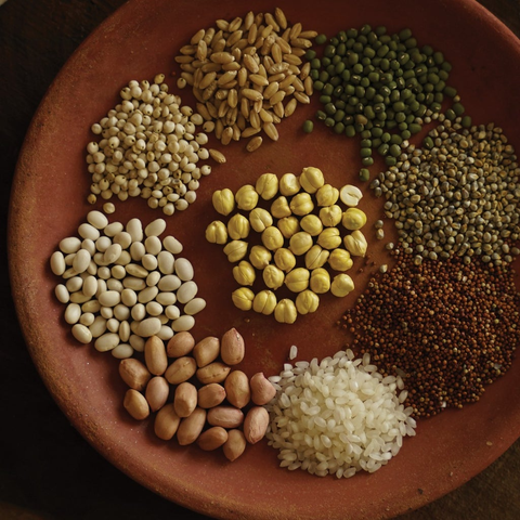  Hỗn hợp đồ uống dinh dưỡng đa ngũ cốc Sanjeevini, nấu lên 500 gm 