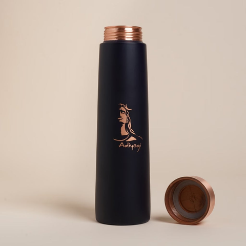  Bình đồng đựng nứơc uống có in hình Adiyogi - 900 ml 