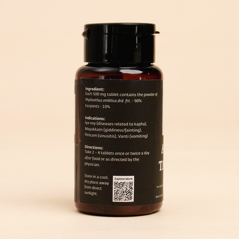  Amla chống lão hóa, hỗ trợ người ung thư, tốt cho da, tóc và hệ miễn dịch ,60 viên 