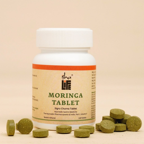  Moringa chùm  Ngây 100v bổ sung Canxi, chống viêm, tốt cho da, gan, tụy, xương, mắt 