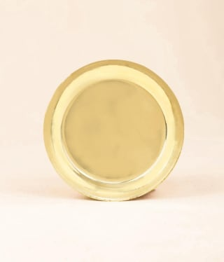  Dĩa  đồng nhỏ đựng đèn đồng 