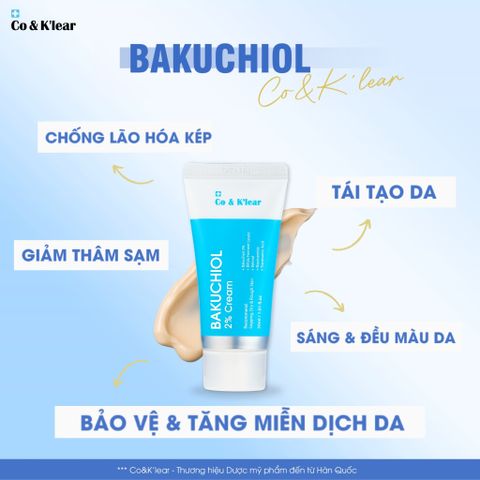  Co&K'lear Bakuchiol 2% Cream Bifida Ferment & Retinol Chống Lão Hóa, Phục Hồi Da 