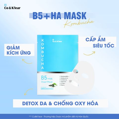  Co&K'lear B5 HA Kombucha Detox Mask Phục Hồi & Dưỡng Ẩm 