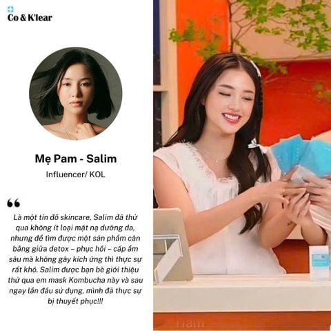  Co&K'lear B5 HA Kombucha Detox Mask Phục Hồi & Dưỡng Ẩm 