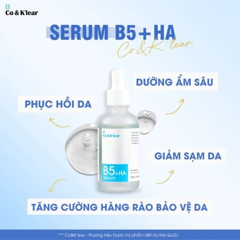  Co&K'lear Serum B5+HA Phục Hồi & Cấp Ẩm Sâu 