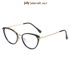 Gọng kính cận mắt mèo nữ chất liệu nhựa phối kim loại cứng cáp kiểu dáng thời trang 8617
