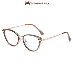 Gọng kính cận mắt mèo nữ chất liệu nhựa phối kim loại cứng cáp kiểu dáng thời trang 8617