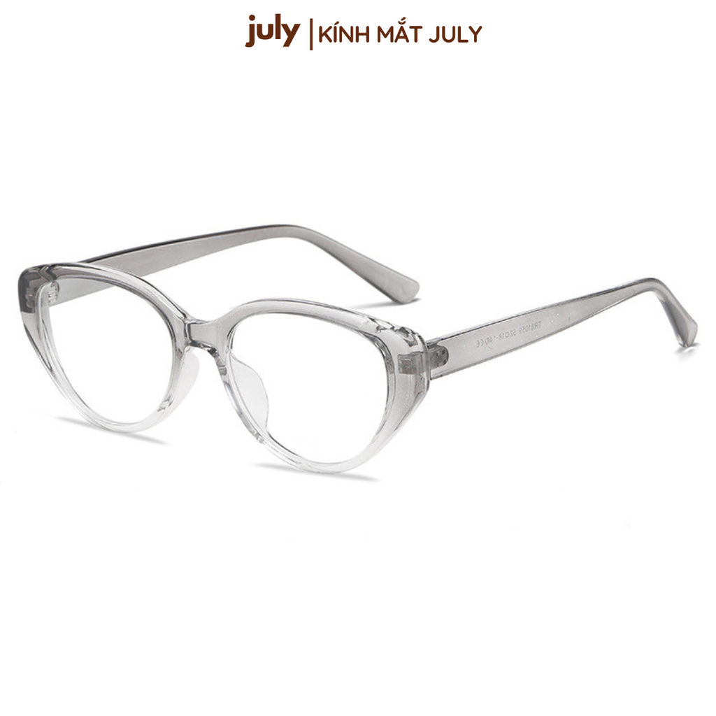 Gọng kính cận nữ kính mắt mèo gọng nhựa phong cách cá tính July Eyewear 8624