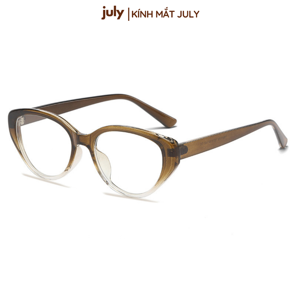 Gọng kính cận nữ kính mắt mèo gọng nhựa phong cách cá tính July Eyewear 8624