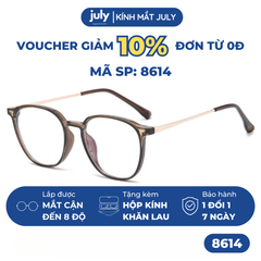 Gọng kính cận nam nữ dáng oval thiên vuông phong cách Hàn Quốc unisex dễ đeo hợp với nhiều dáng mặt 8614