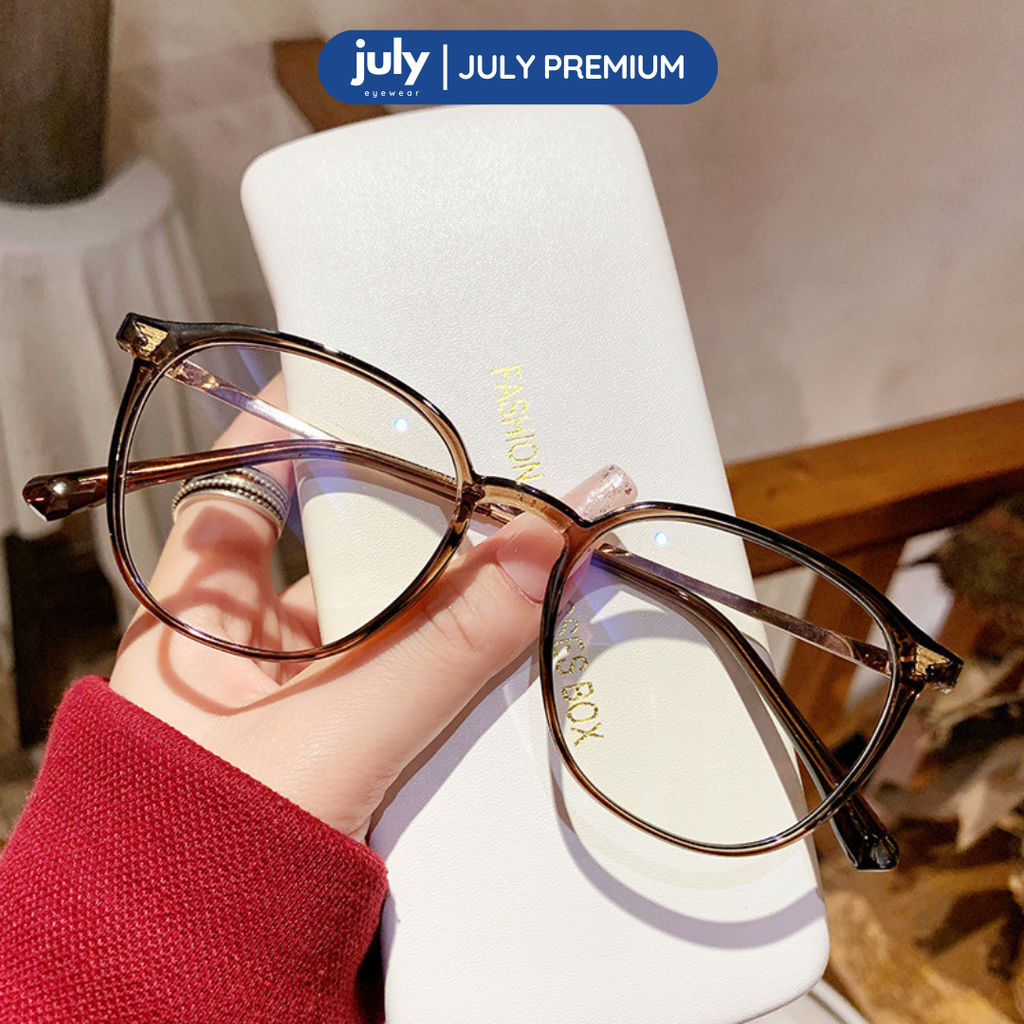Gọng kính cận nam nữ dáng oval thiên vuông phong cách Hàn Quốc unisex dễ đeo hợp với nhiều dáng mặt 8614