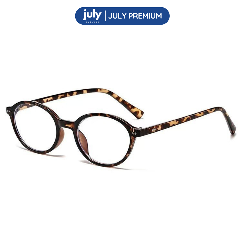 Gọng kính cận nữ dáng oval phong cách Hàn Quốc unisex dễ đeo hợp với nhiều dáng mặt 8615