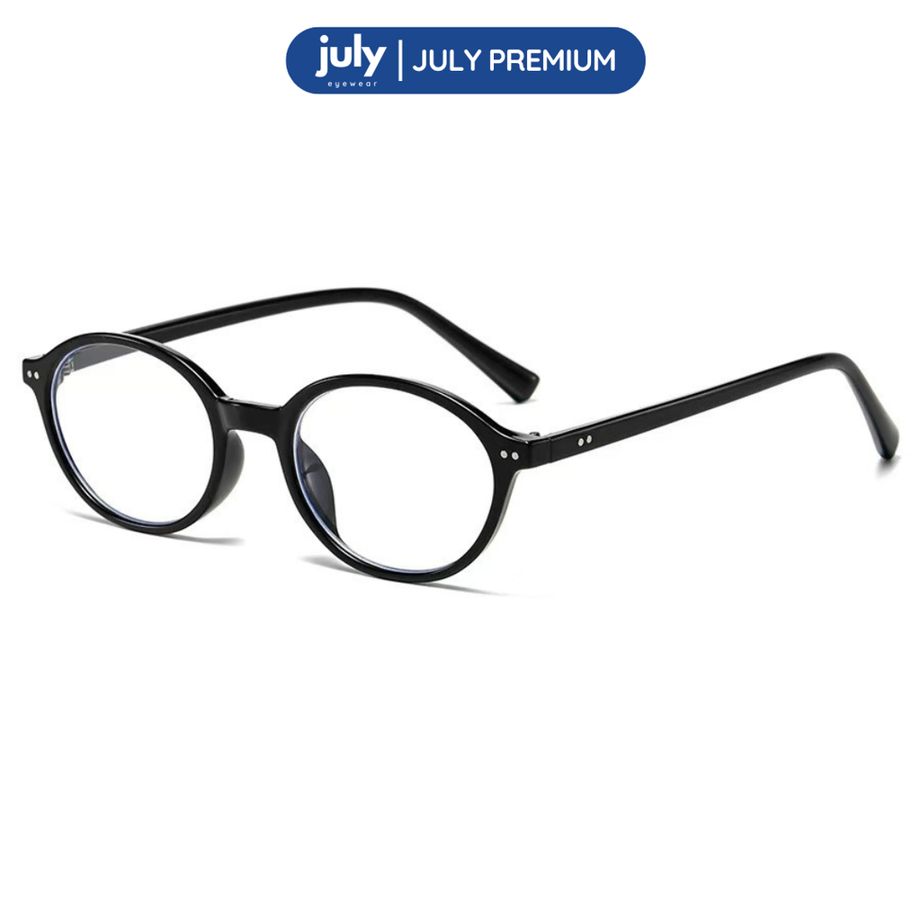 Gọng kính cận nữ dáng oval phong cách Hàn Quốc unisex dễ đeo hợp với nhiều dáng mặt 8615