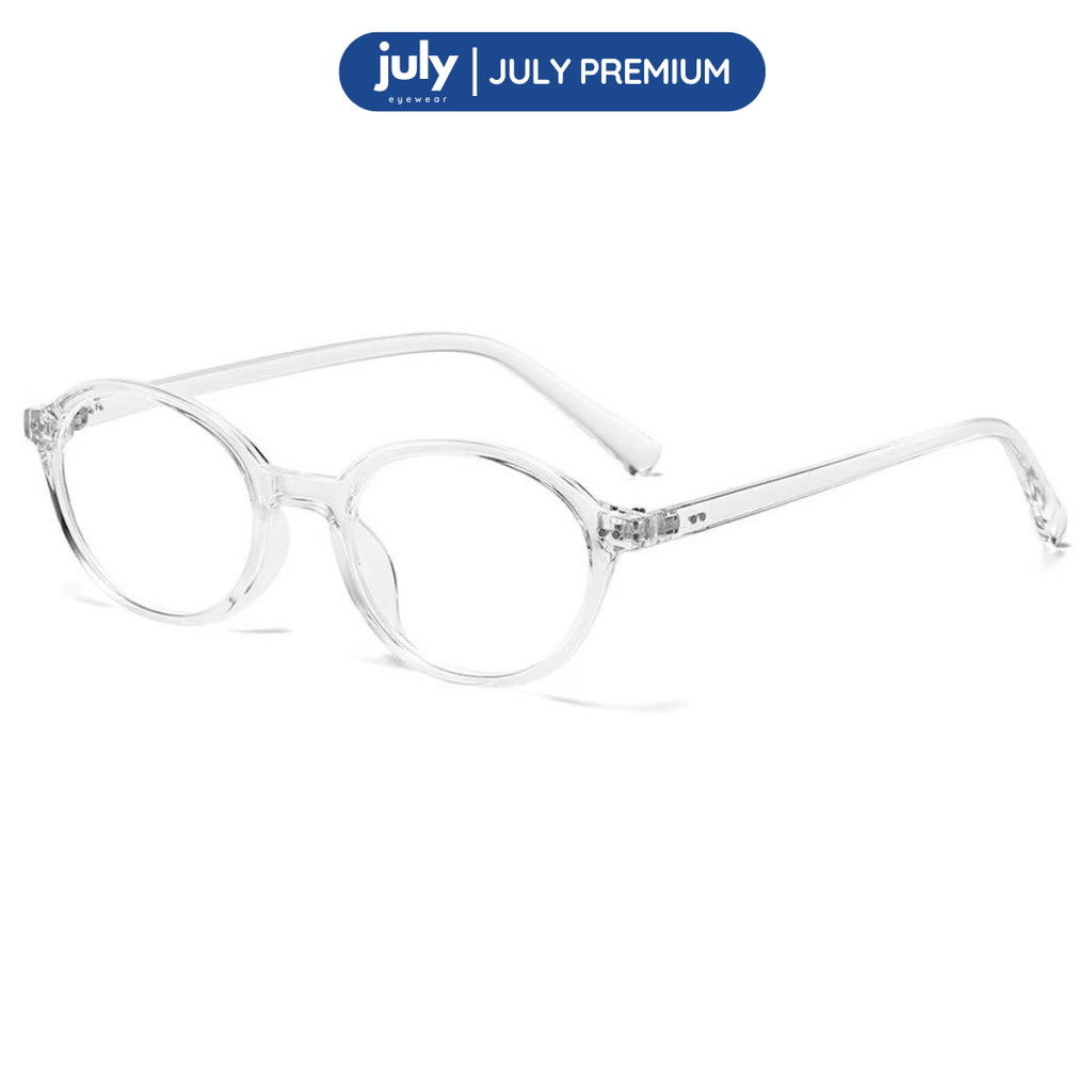 Gọng kính cận nữ dáng oval phong cách Hàn Quốc unisex dễ đeo hợp với nhiều dáng mặt 8615