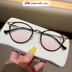 Gọng kính cận nữ mắt mèo kim loại phối nhựa chắc chắn, thời trang dễ đeo hợp với nhiều dáng mặt 8601